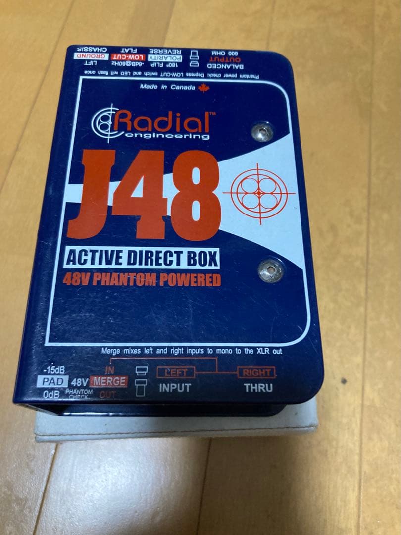 Radial J48 Radial J48 ベース DI 付属品あり アクティブダイレクト