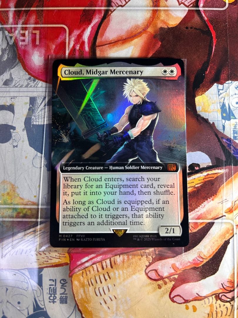 マ*ク様 MTG ミッドガルの傭兵、クラウド 拡張foil 英語版 MTG ミッドガルの傭兵、クラウド 拡張Foil 英語版 マ*ク様 MTG