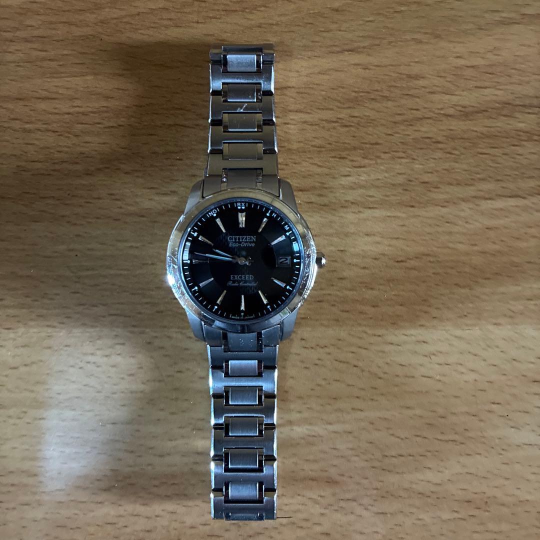 CITIZEN シチズン エクシード EXCEED チタン ソーラー電波腕時計