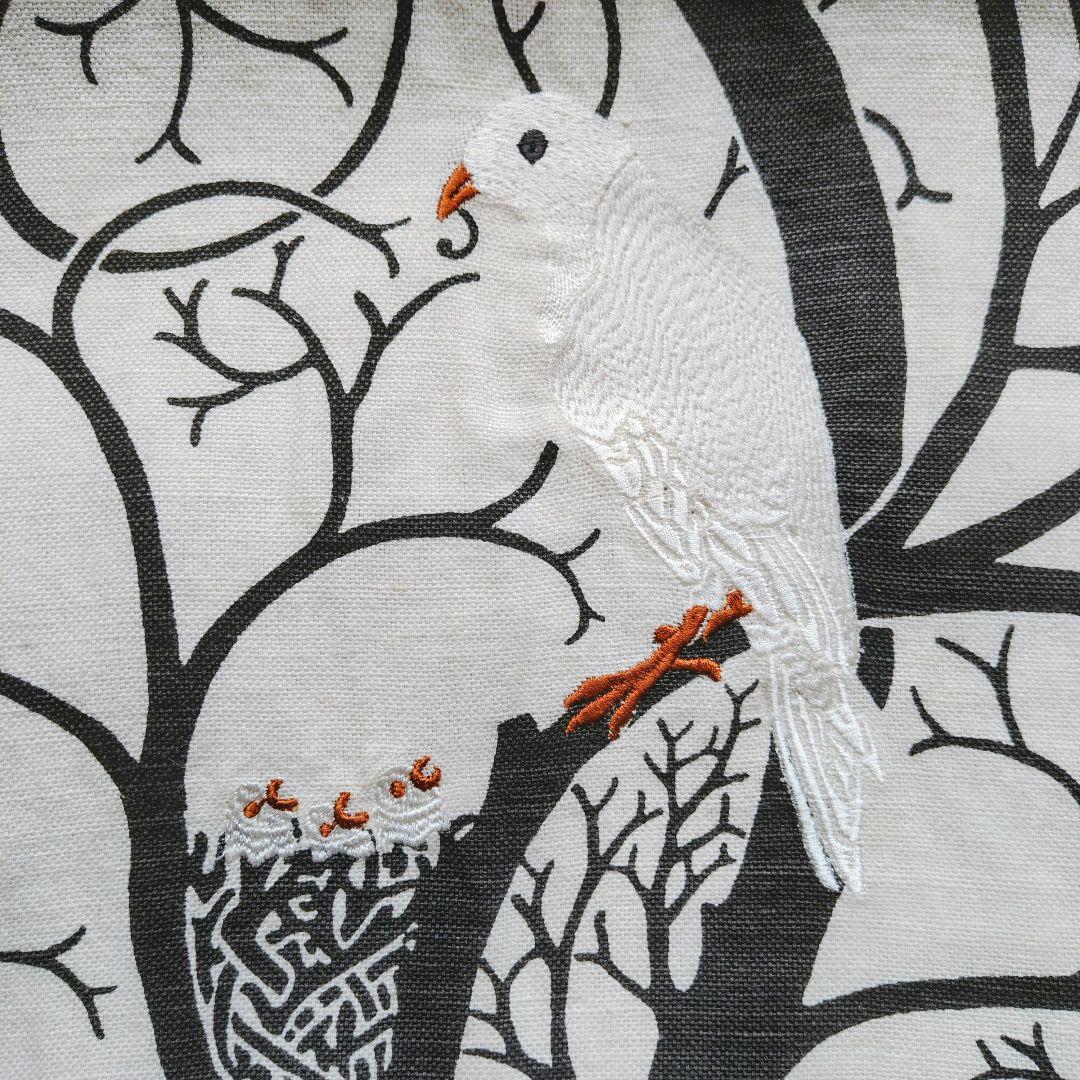 二部式作り帯 鳥 リス柄 [玉のり] 笑うキモノ生活 レトロモダン】KH-