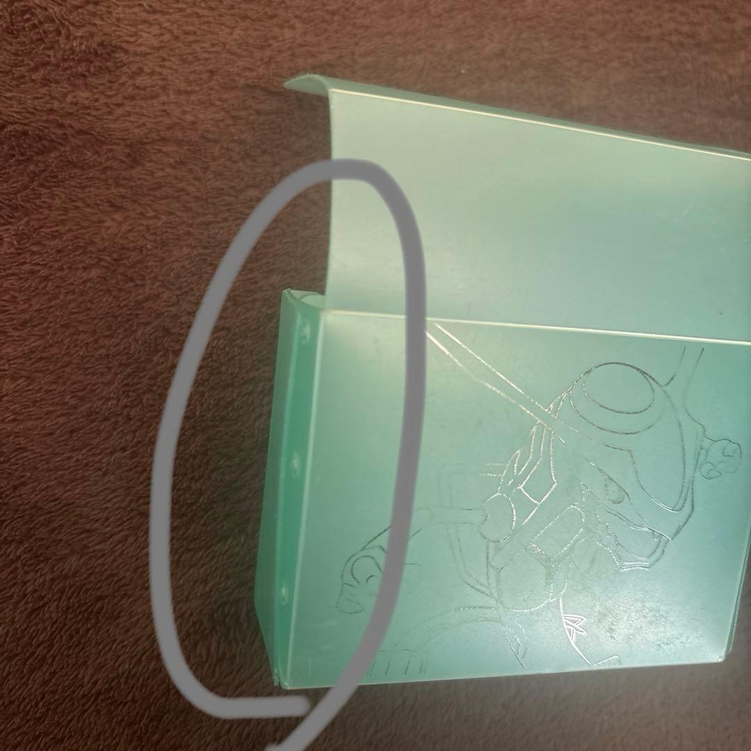 裂空のデオキシス(3Dカード)×1枚＋レックウザカード入れ×1個 裂空