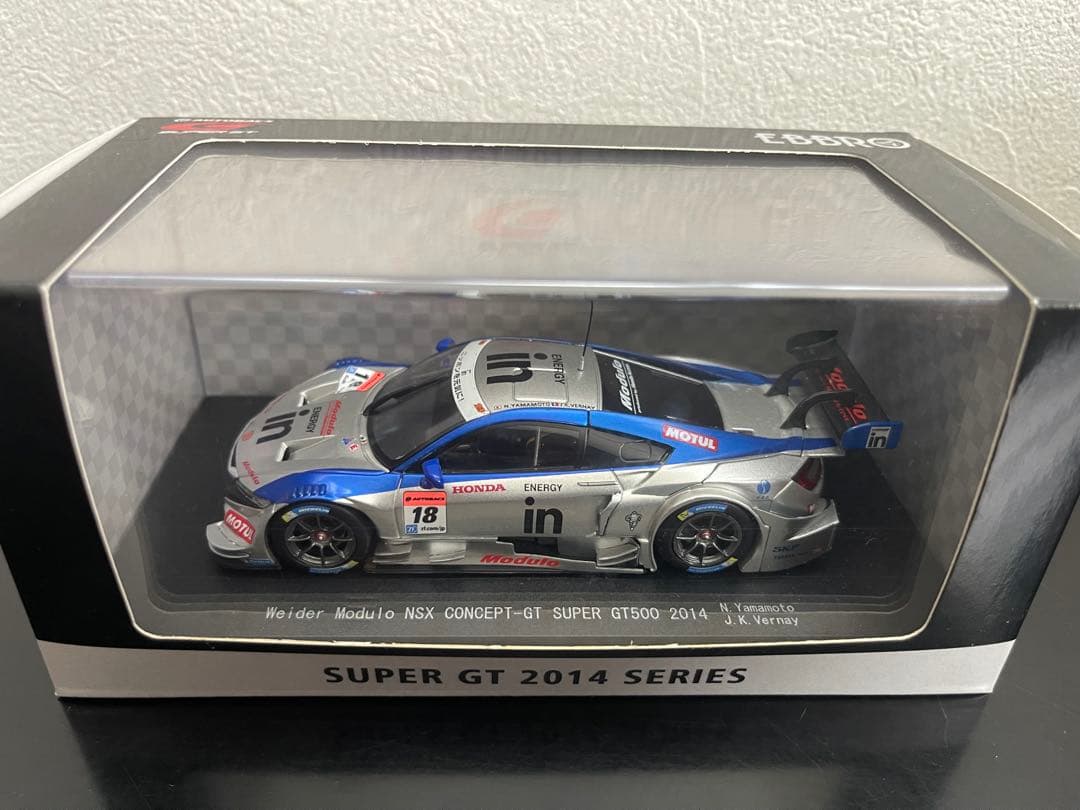 ミニカー EBBRO SUPER GT 2014 Weider NSX #18