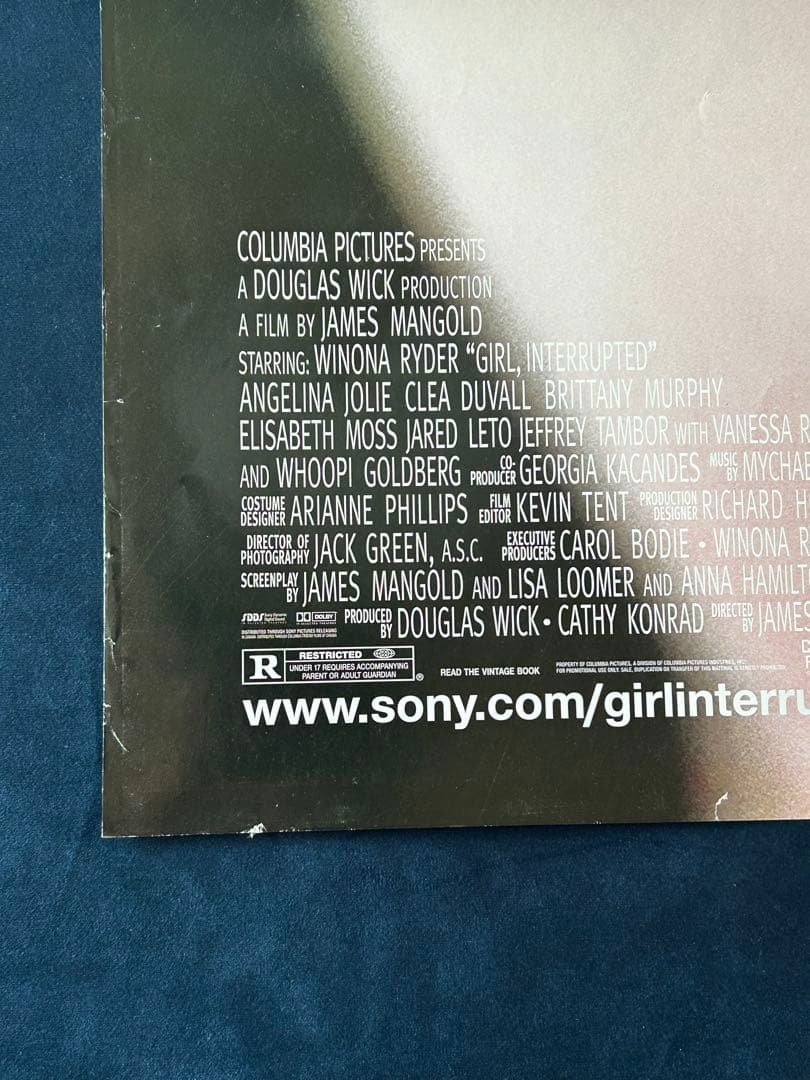 17歳のカルテGIRL INTERRUPTED USオリジナル映画ポスター