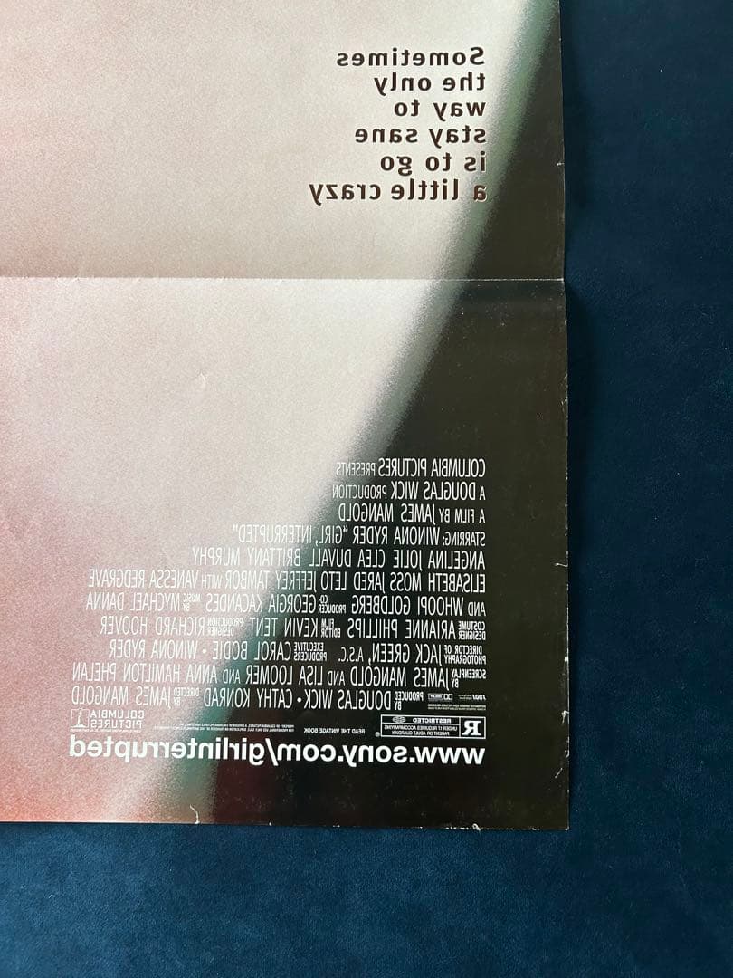 17歳のカルテGIRL INTERRUPTED USオリジナル映画ポスター