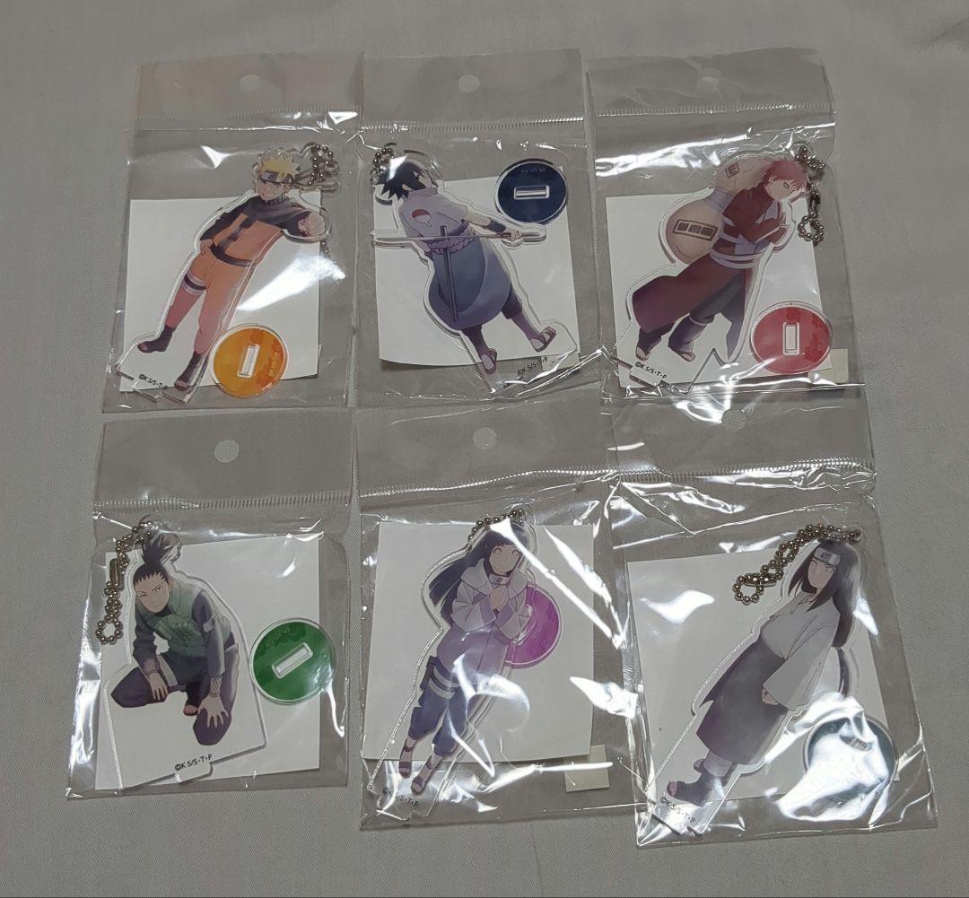 新品]6種セット NARUTO J WORLD 絆 アクリルチェーン アクスタ