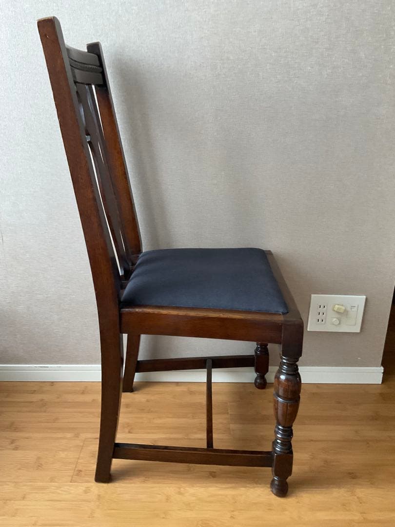 ロイズアンティークス購入 イギリスアンティーク ダイニングチェア1脚