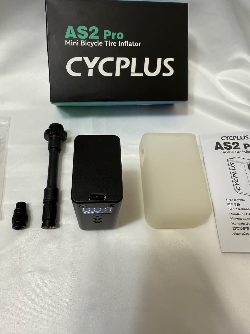 CYCPULS AS2 Pro ミニ自転車タイヤインフレーター CYCLPLUS AS2 Pro