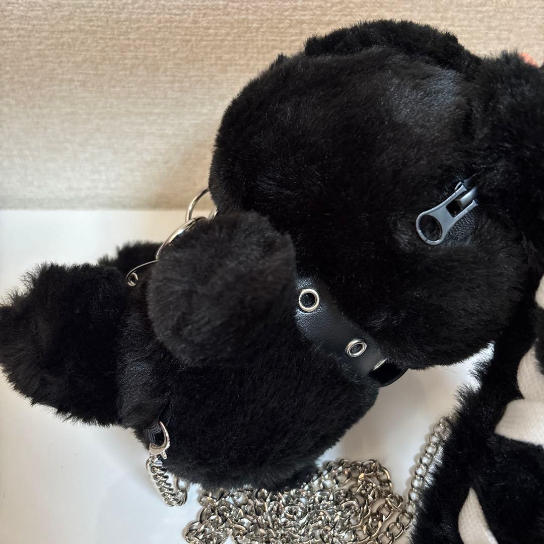 REFLEM　レフレム　うさ耳ぬいぐるみバッグ　ブラック　黒　チョーカー うさぎ