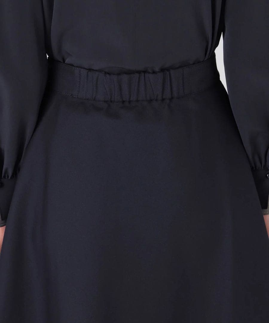 新品ブルーレーベル　ベージュクレストブリッジチェックリバーシブルスカート　36