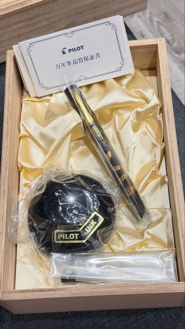 パイロット万年筆18K750 -M-巳Pilot Namiki(蒔絵)