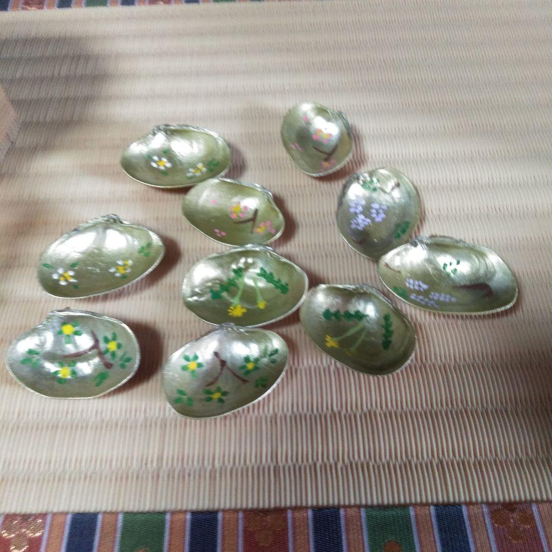 雛道具　雛飾り　貝桶貝殻つき