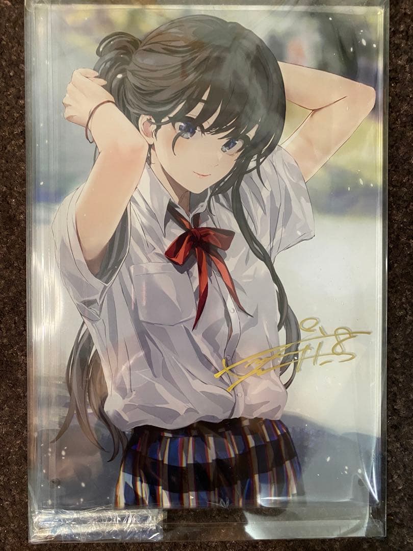 c102 ぽんかん⑧ vividcolorアクリルボード 雪ノ下雪乃 直筆サイン