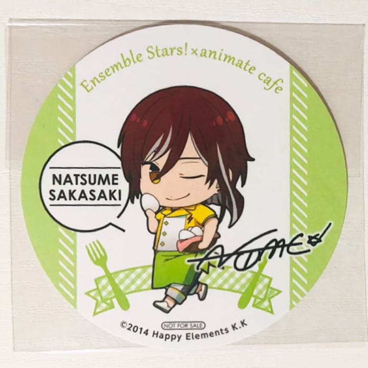 新品☆あんスタ☆Switch【逆先夏目】アニカフェ☆特典☆コースター☆2