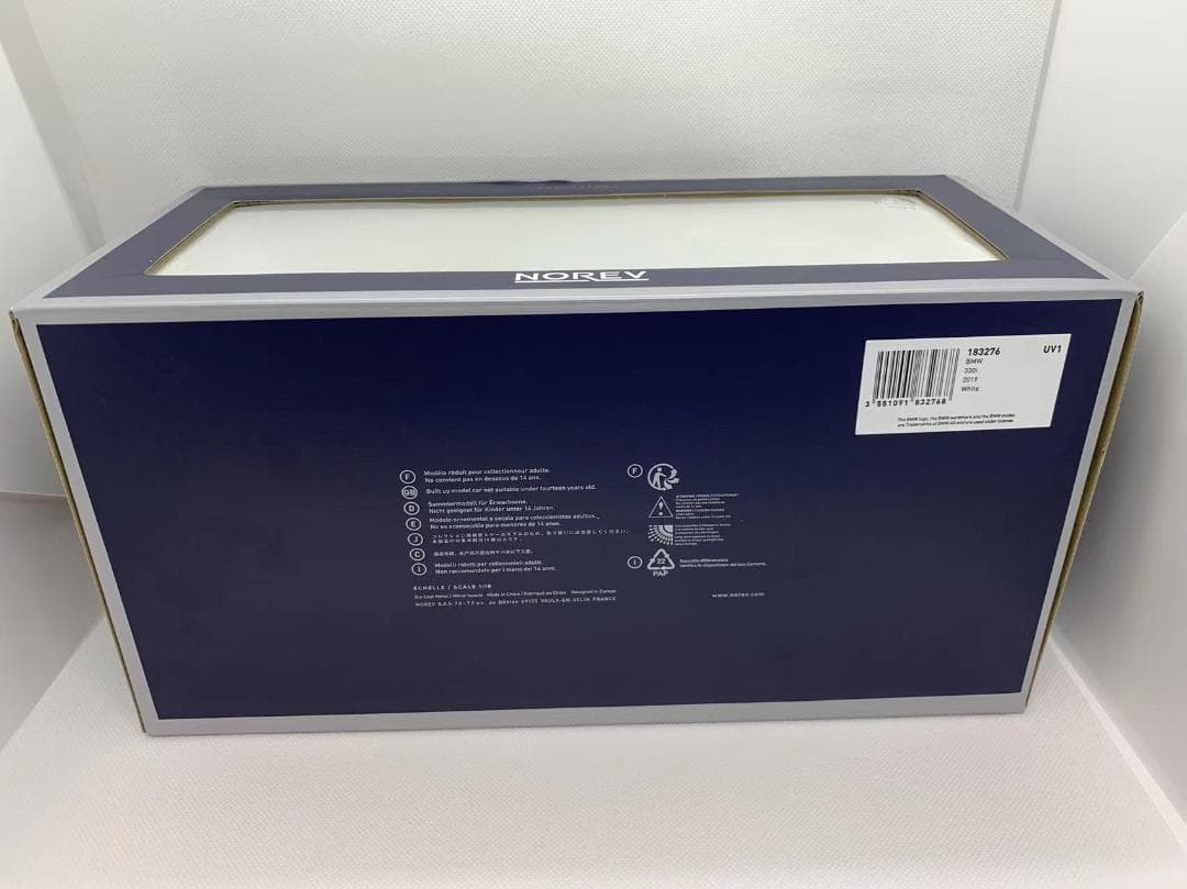 201-001 ノレブ 1/18 BMW 330i 2019 White