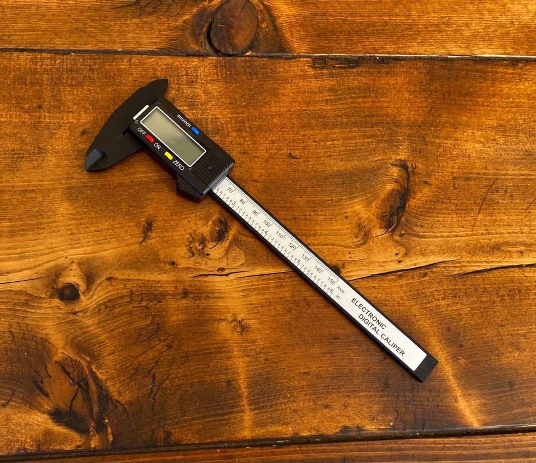 クワガタ採集セット パープル オリジナル掻き出し棒 デジタルノギス