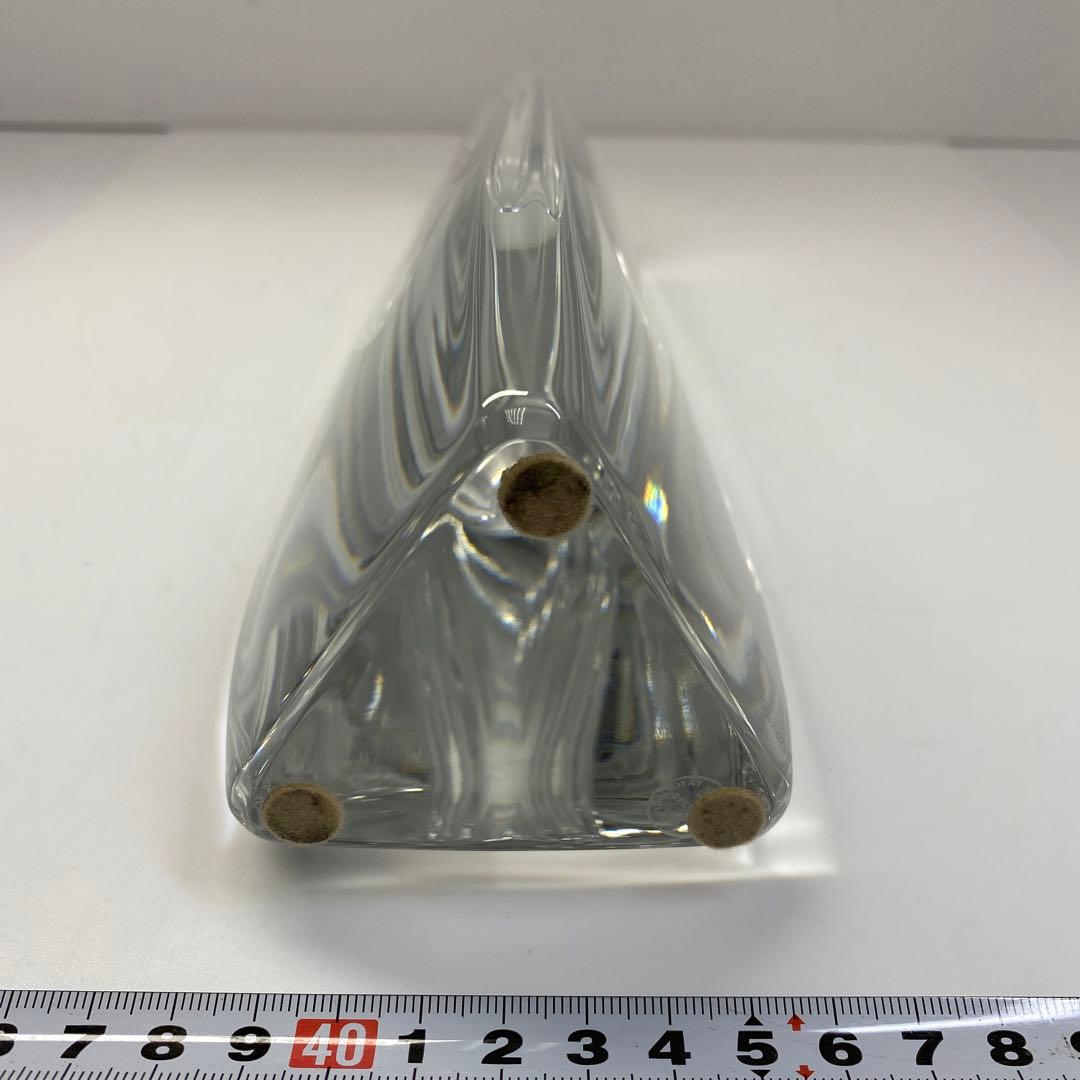 専用 ☆洋3バカラ フラワーベース 高さ32.8㎝ タエサ 東Y6-1120①