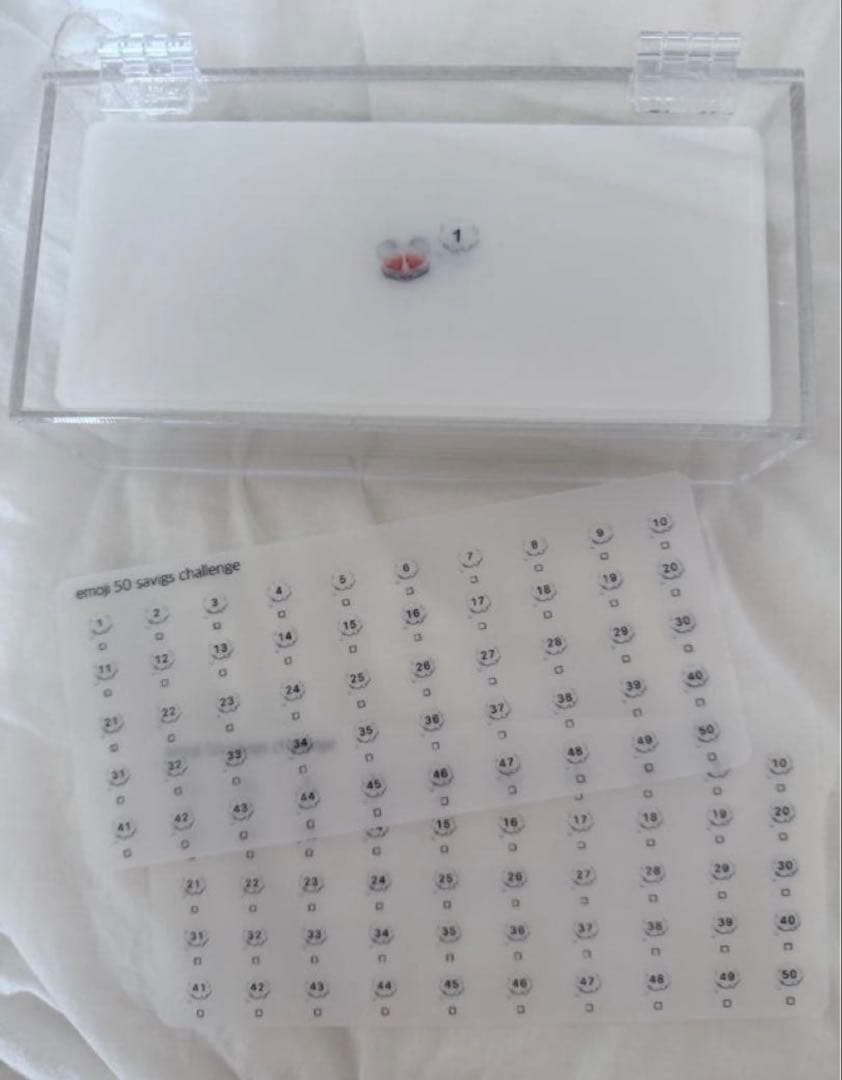 1点のみ！韓国 絵文字/50ボックス 現金 貯金 - メルカリ