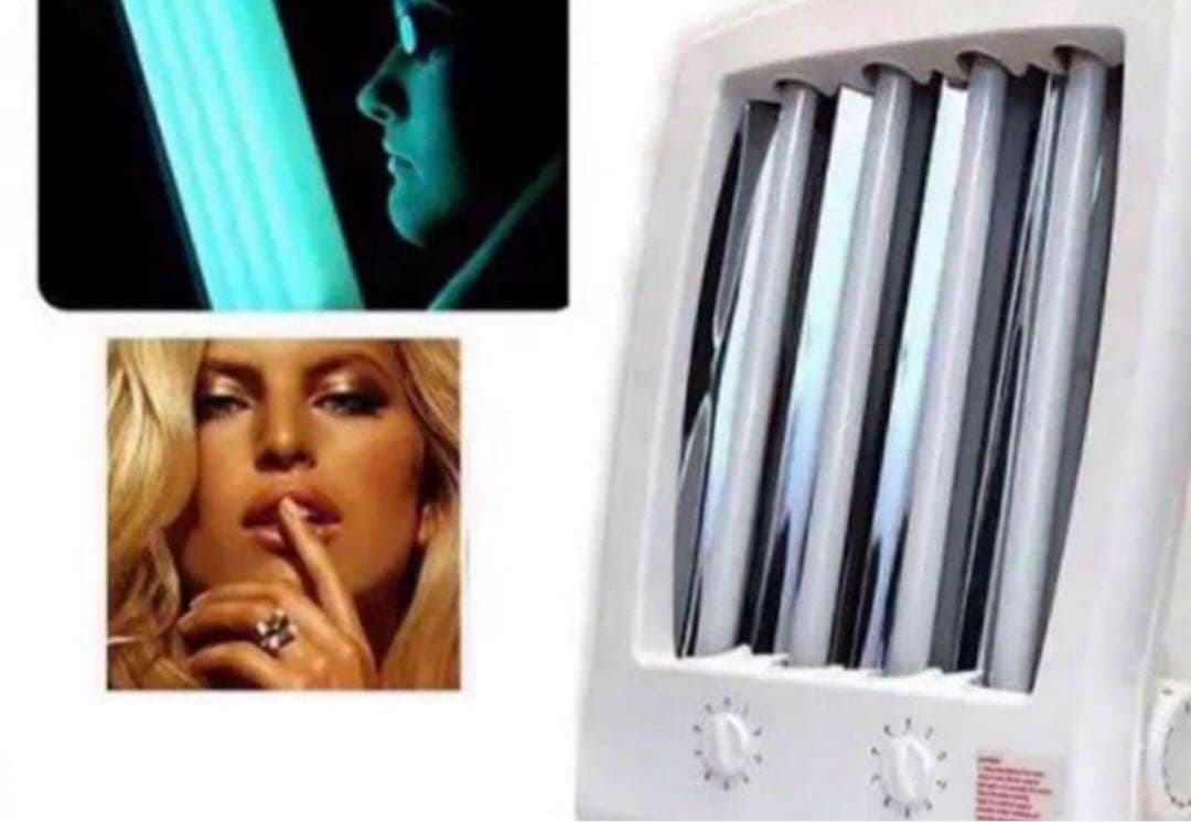 フェイス 顔 日焼マシーン 日焼けマシン 100V 4本 1分～60分タイマー付