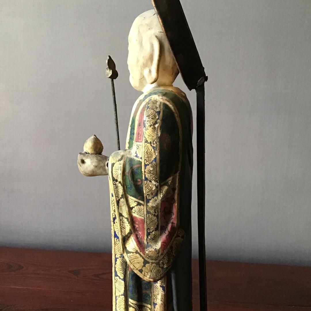 地蔵菩薩立像 室町期 錫杖仏像 宝珠 仏像 63