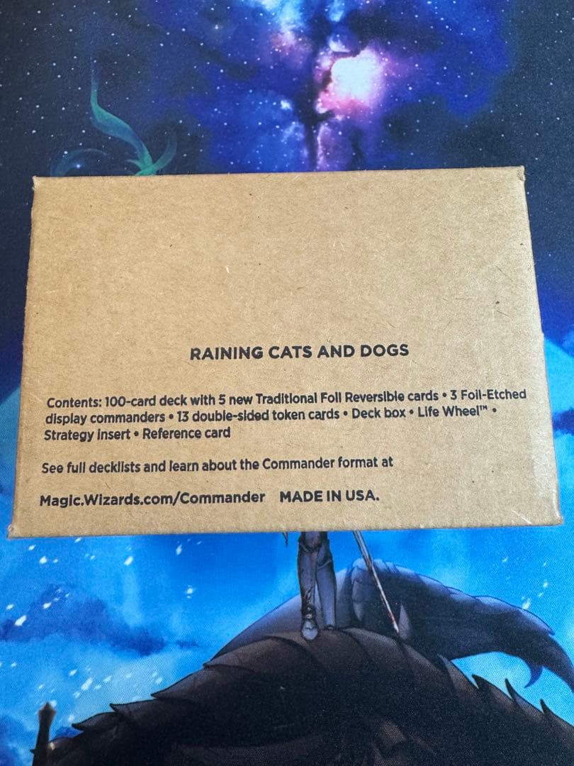 RAINING CATS AND DOGS 統率者　未開封