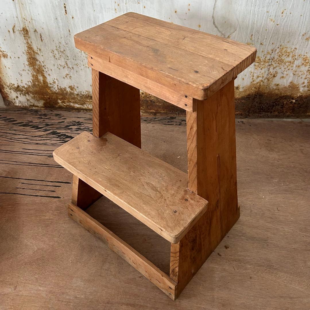 木製】 踏み台 棚 キャンディーノ 木製踏み台、棚 キャンディーノ様