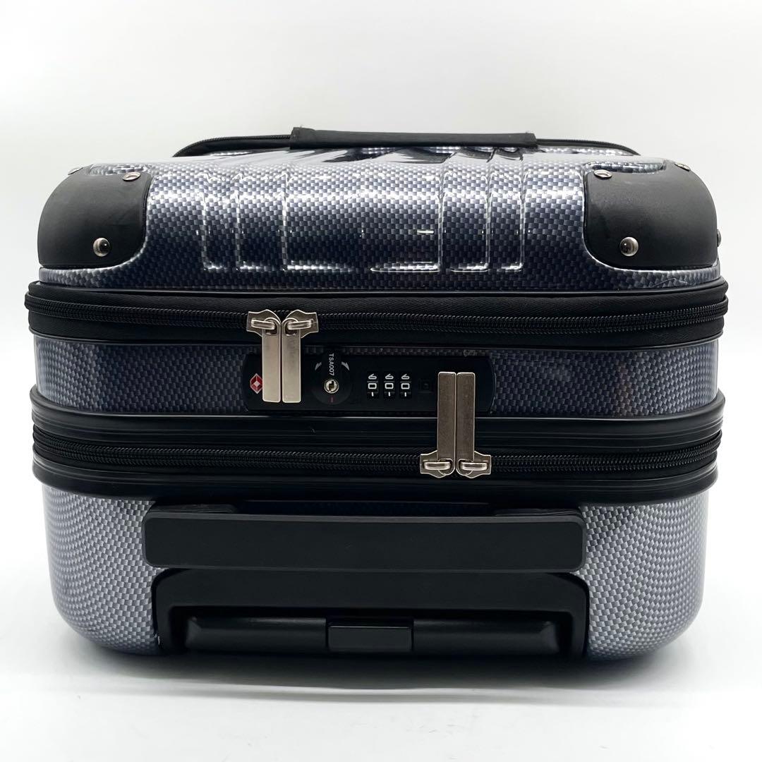 美品】エース プリズム スーツケース 4輪 33L 機内持ち込み可 ネイビー