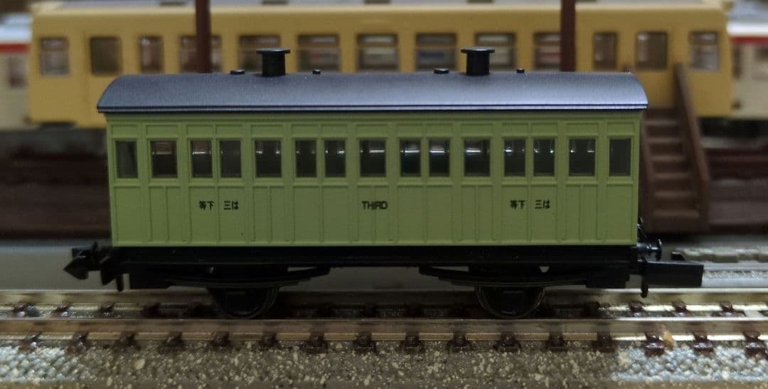 鉄道模型 1号機関車 保存車＋客車4両 木箱セット