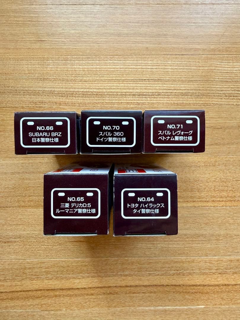 トミカ イオン 日本警察仕様 警察デザイン 5台セット