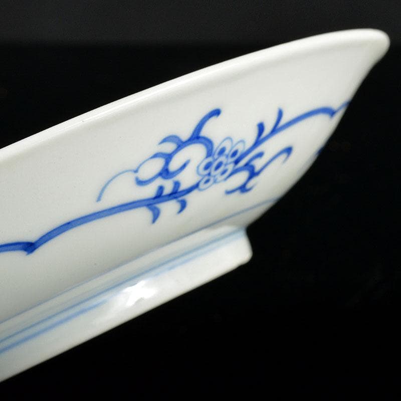 肥前平戸焼 嘉祥作 染付 漢詩山水画 六寸皿 六客 共箱 M R4532B - メルカリ