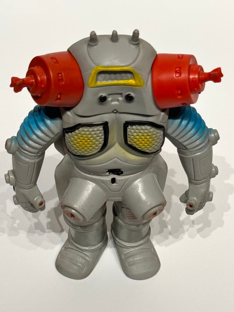 【秘蔵】マルサン　ブルマァク移行期　ソフビ　キングジョー　補修なし　当時物