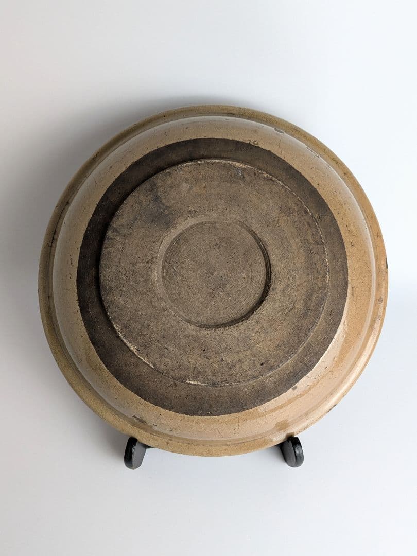 古益子 馬の目皿 19世紀 所載品同手 益子焼 民芸