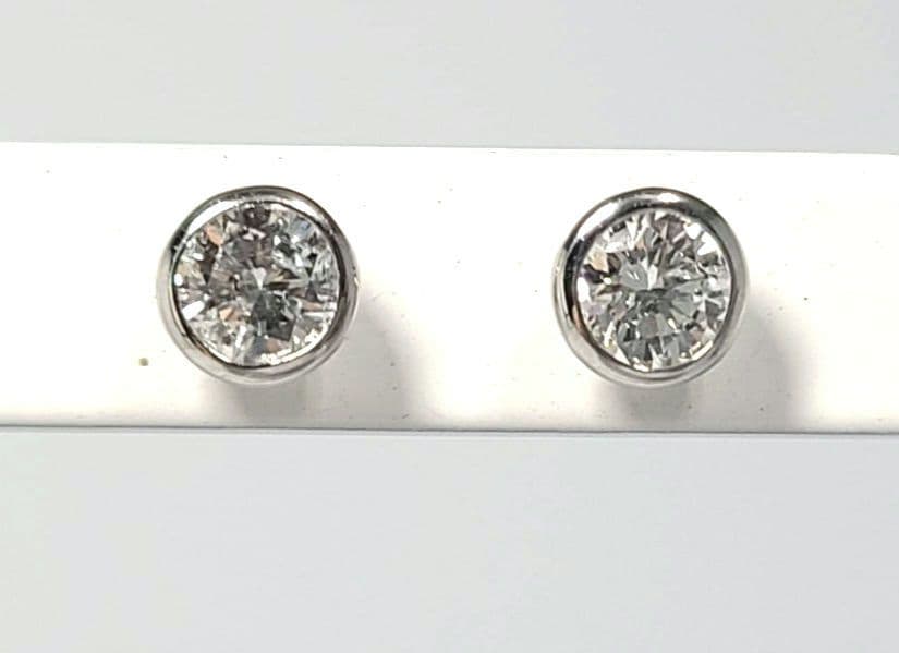 プラチナ950 ダイヤモンドフープピアス festaria Pt950/900