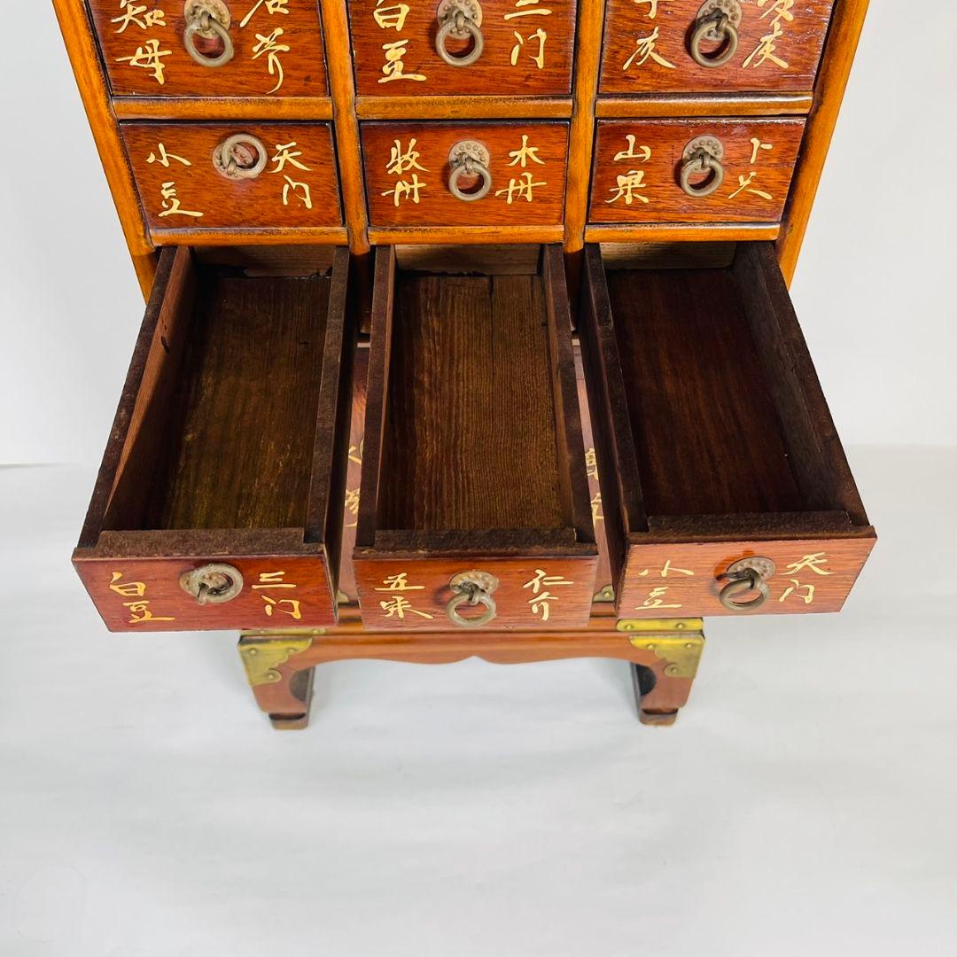 螺鈿細工 引き出し收納 木彫 花台 電話台 置物台 サイドテーブル2点