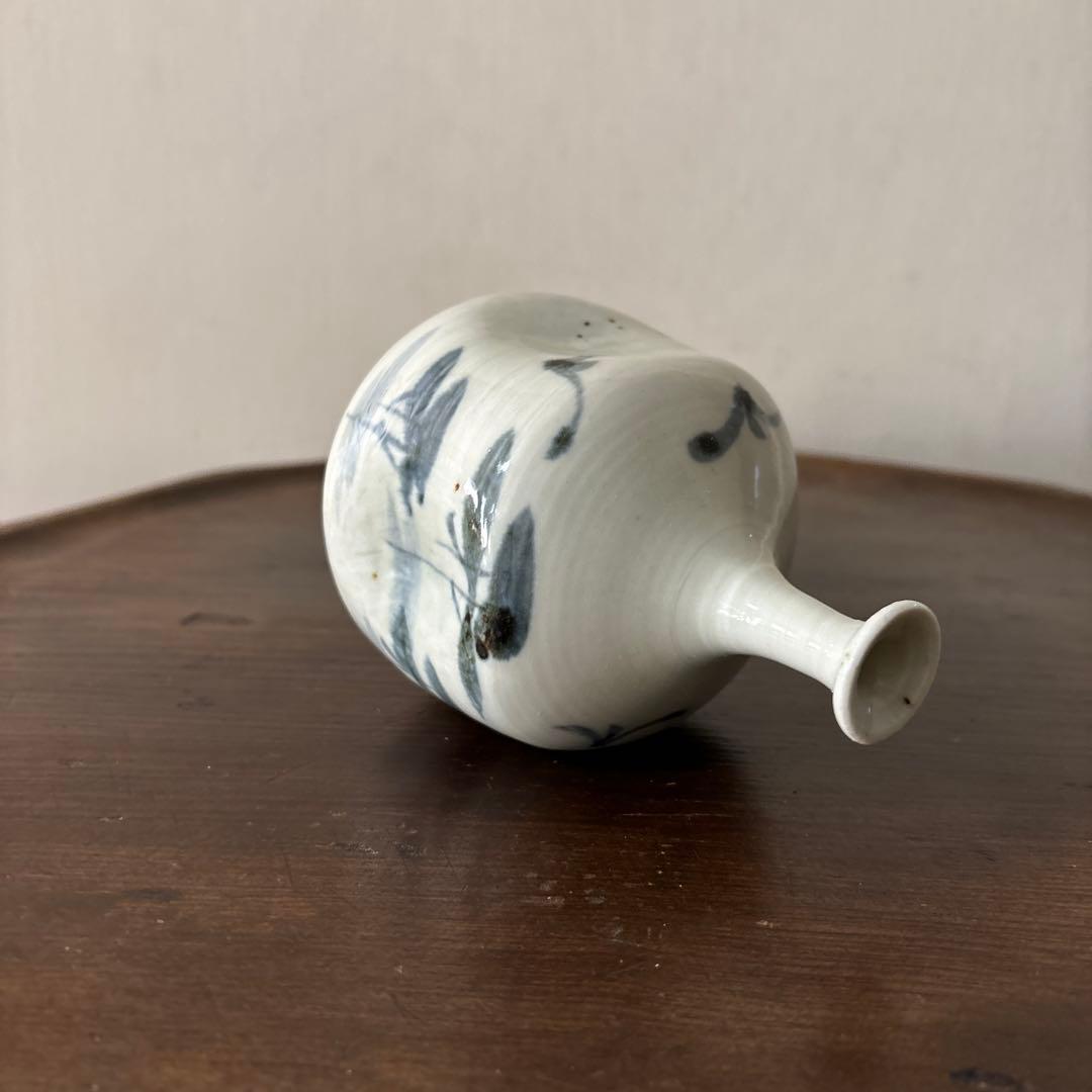 古伊万里 平戸 染付阿古陀徳利 三川内焼 花器 古道具 アンティーク 検:李