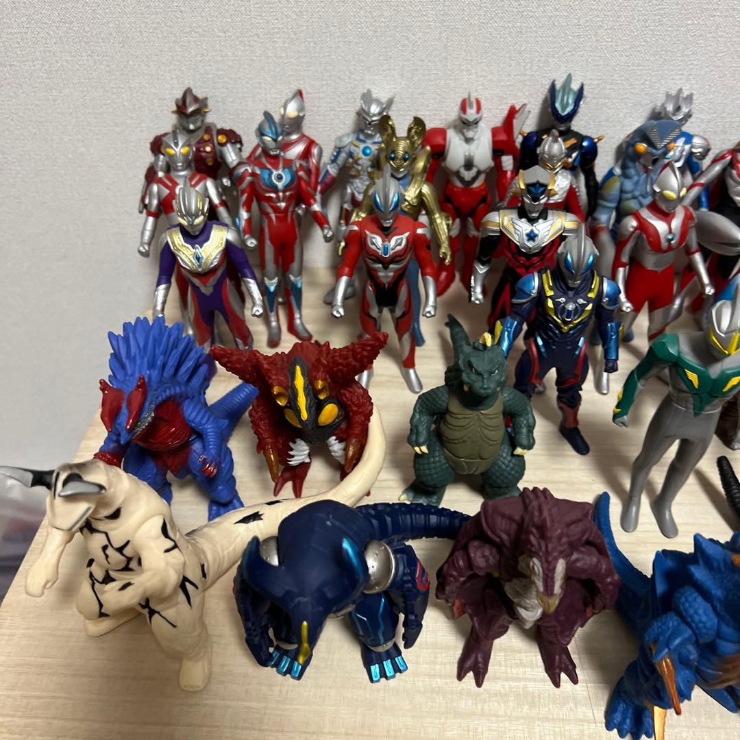 ウルトラマンソフビ59個まとめ売り￼