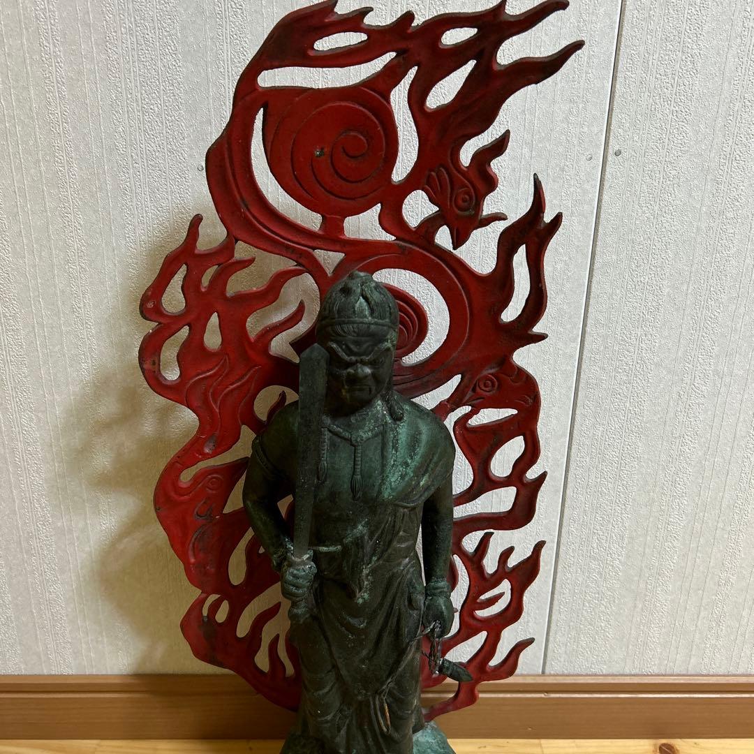 不動明王 仏像 インテリア 置物 縁起物 骨董品 大仏 工芸品 古美術