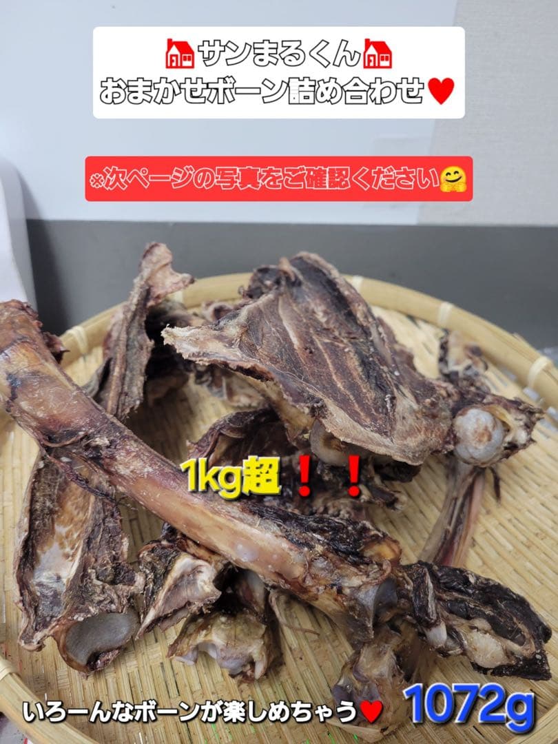 大盛り【お肉たっぷりいろいろボーンジャーキー】人気のガジガジ