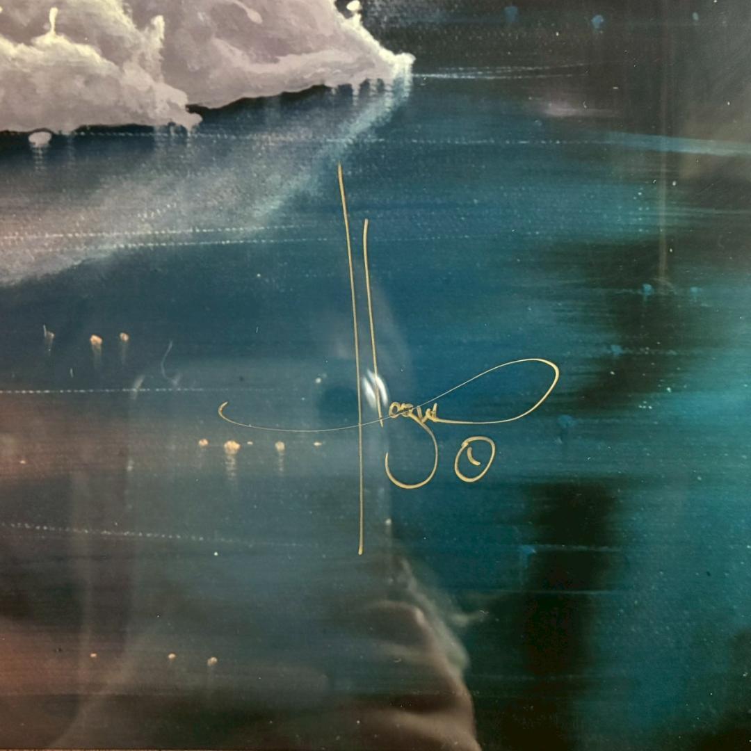 ジョン・アルホーグ「ルナ・シーズ」シルクスクリーン手彩色 大作 直筆