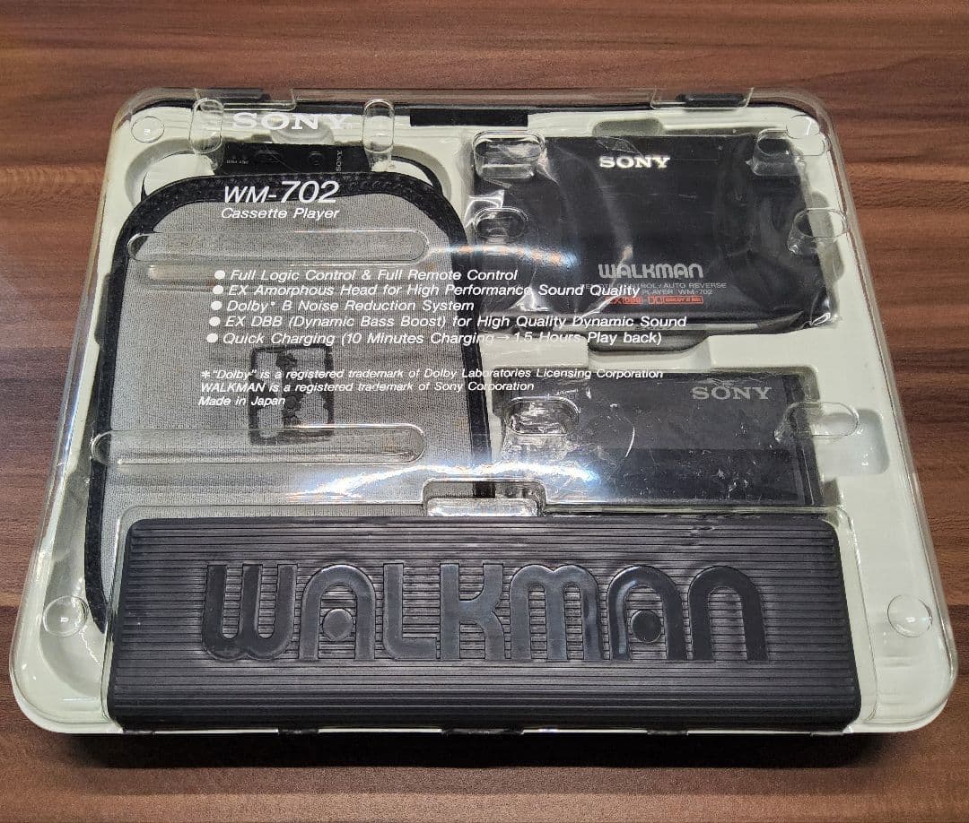 新品同様 レア！】SONY ウォークマン WM-702 ブラック 整備済み