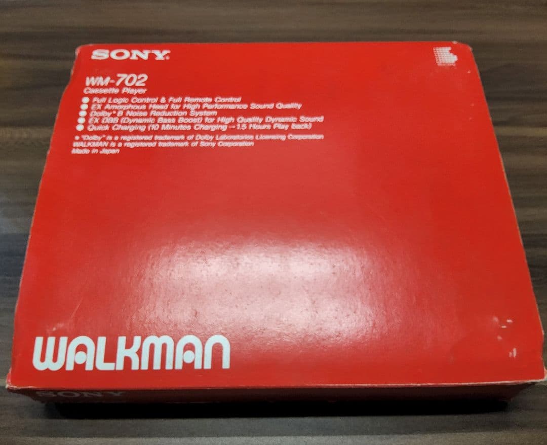 新品同様 レア！】SONY ウォークマン WM-702 ブラック 整備済み