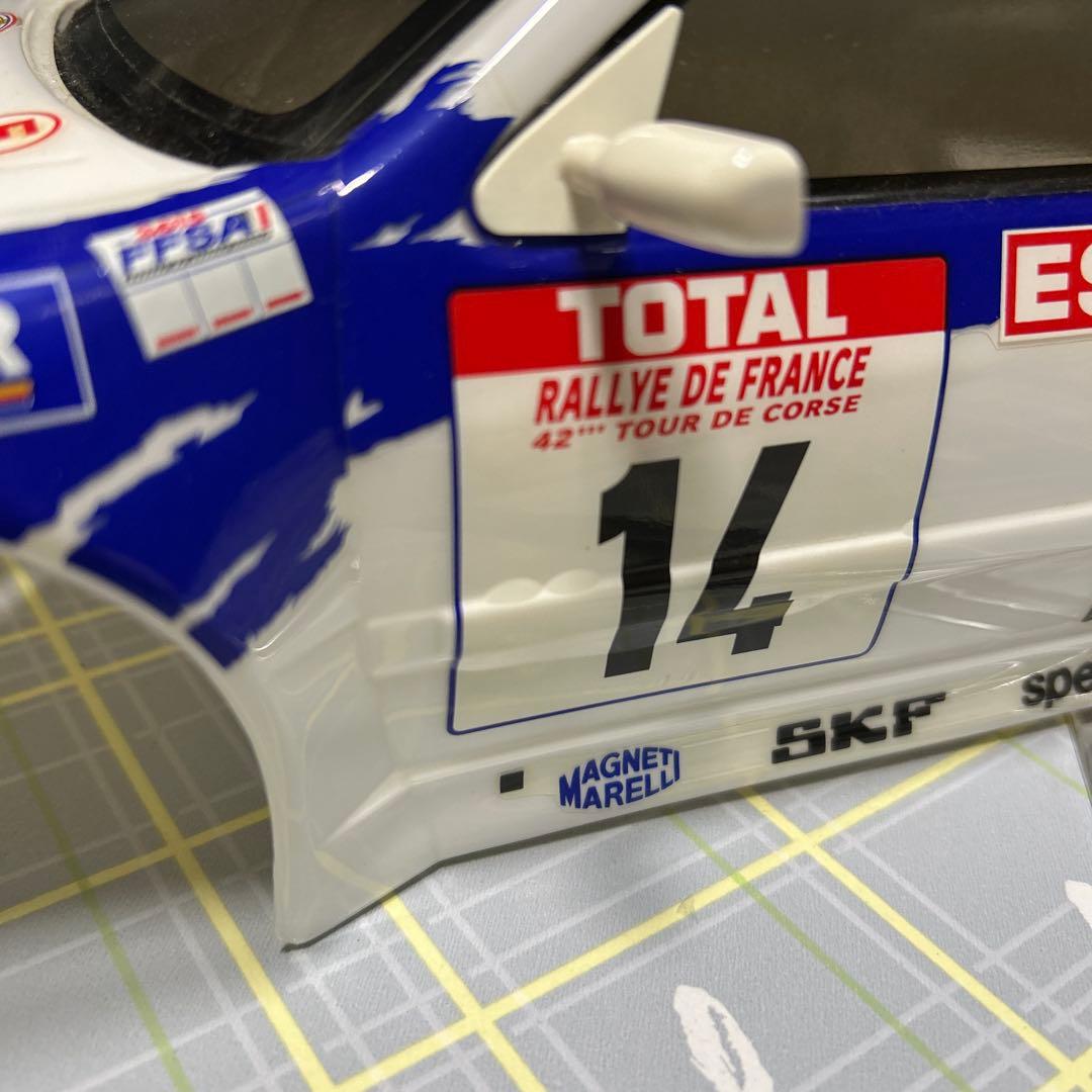 タミヤ　プジョー306MAXIボディ ラリーカラー