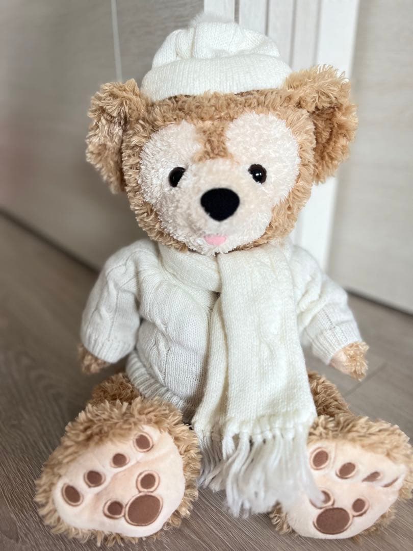 最終値下げ】TDS ダッフィー オープンマウス 白セーター ぬいぐるみS