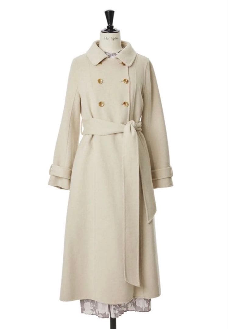 Herlipto Siena River Long Coat S - メルカリ