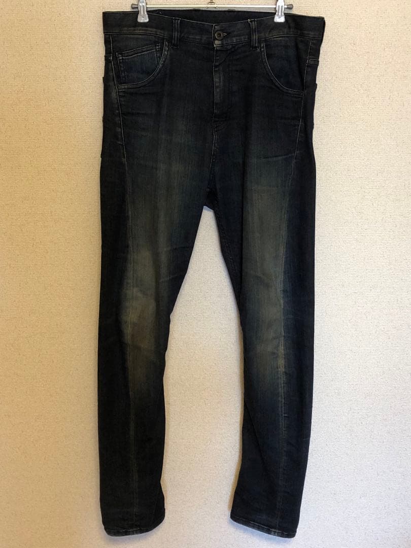 イサムカタヤマバックラッシュデニム セミサルエル インディゴの通販は