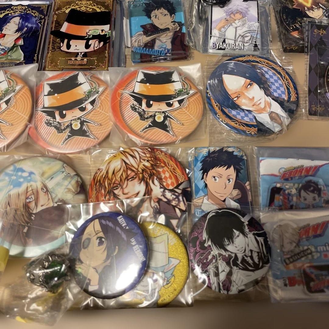 リボーン】缶バッジ・アクリル系・紙類まとめて売り - メルカリ