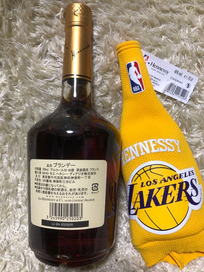 新品 未開封 ヘネシー NBA レイカーズ バスケットボール