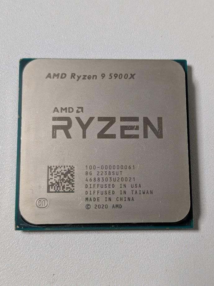 動作未確認、ジャンク扱い】AMD Ryzen 9 5900X CPU