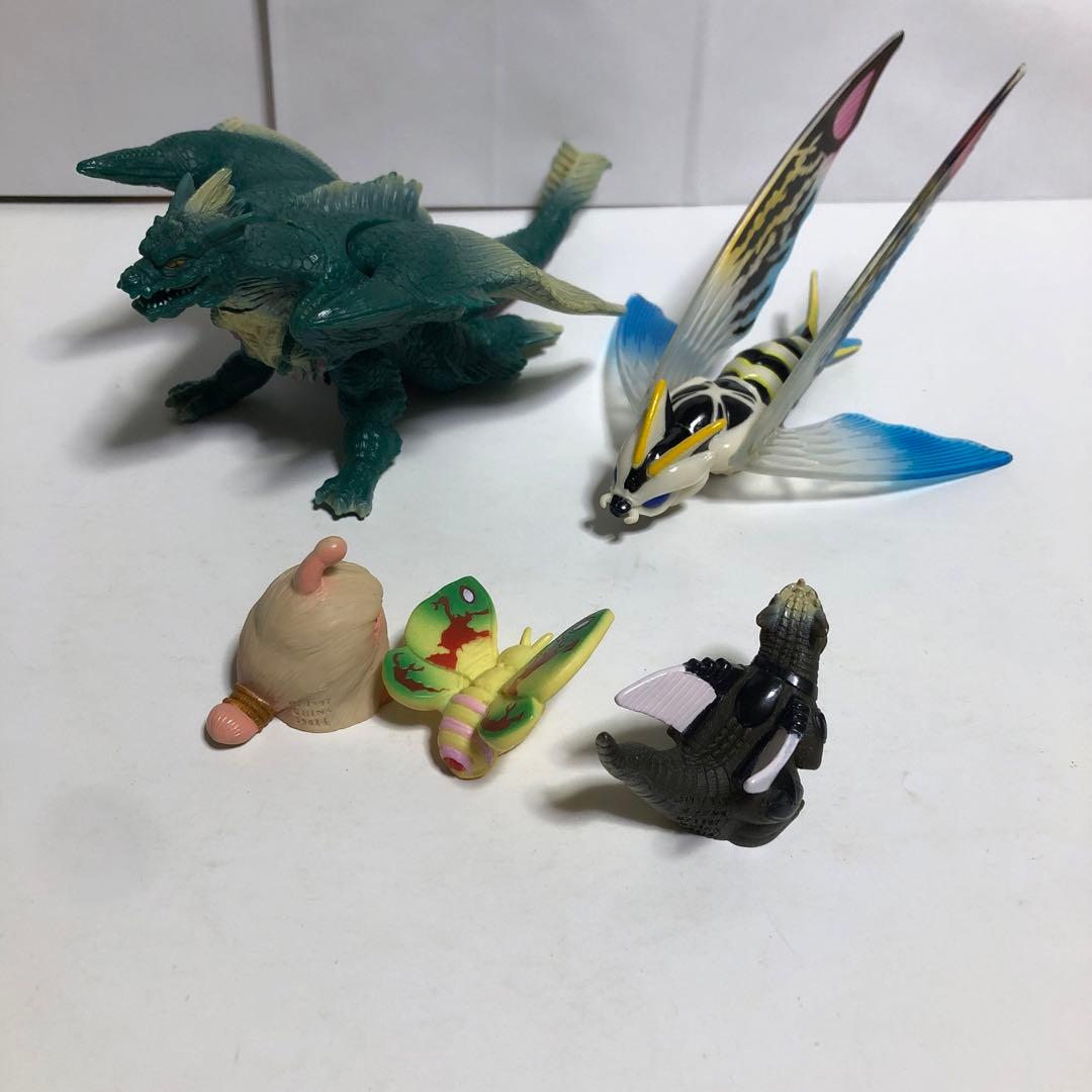 モスラ2 海底の大決戦セット アクアモスラ　ダガーラ　絶版ソフビ　ゴジラ　東宝