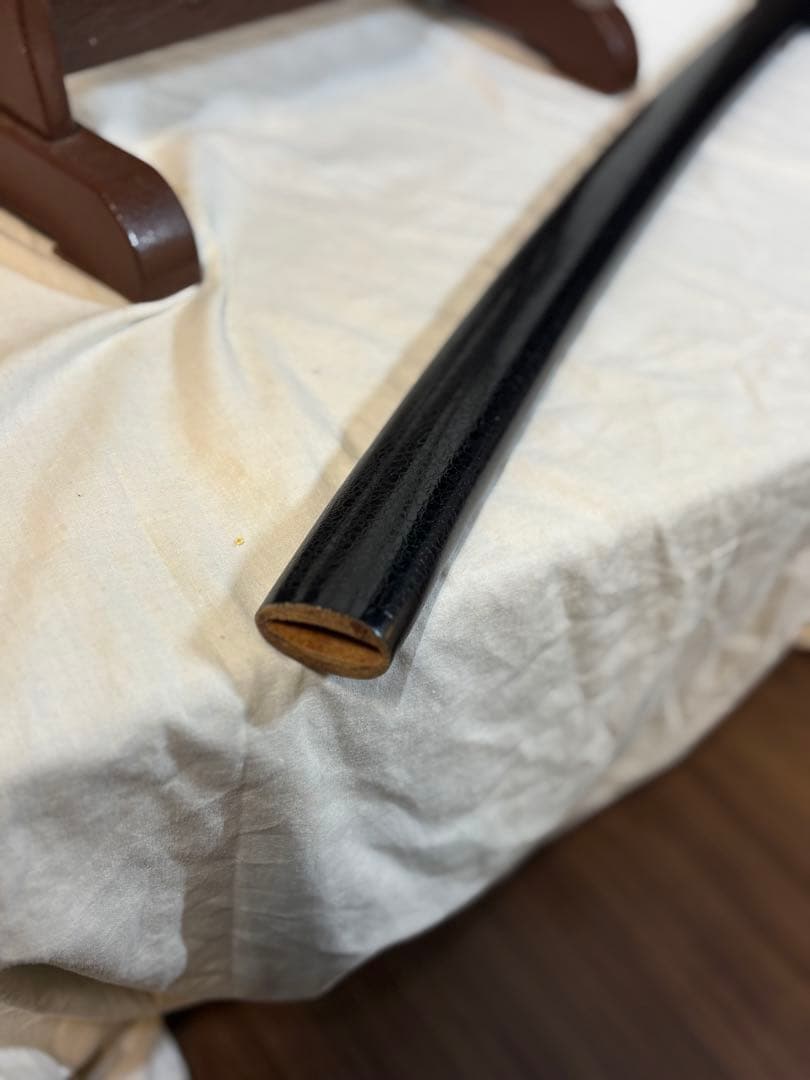 波紋模様の刀模造刀 美術刀 刀剣 武器 武具 小道具 コレクション インテリア