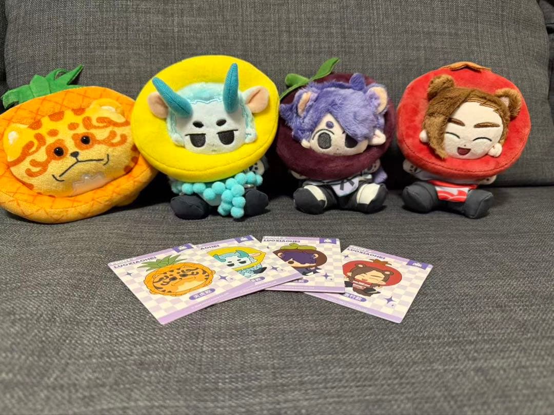 羅小黒戦記 離島 風息など　4点 セット ぬいぐるみ